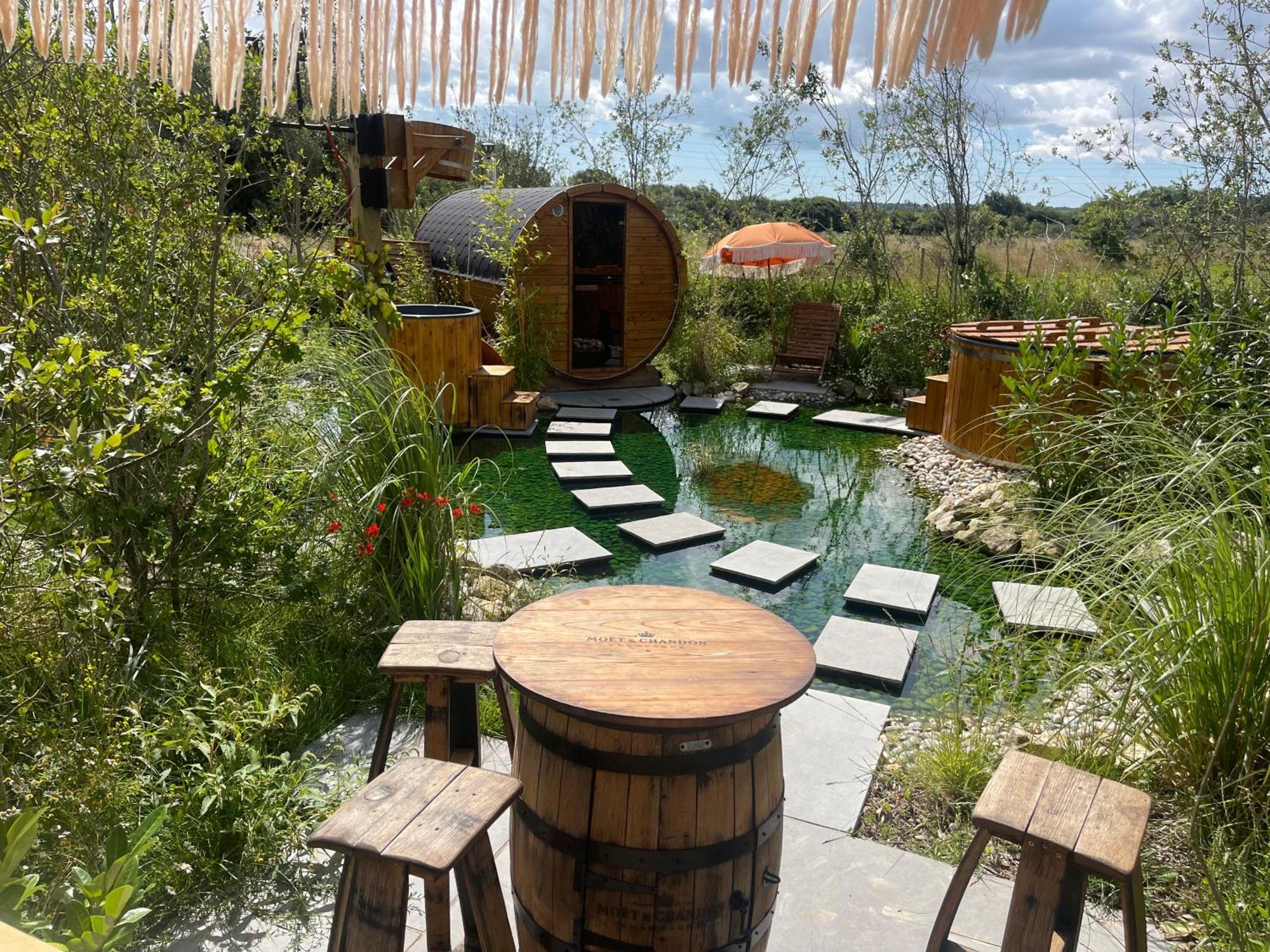 Dragonfly Glamping Spa Retreat Ashford  Buitenkant foto