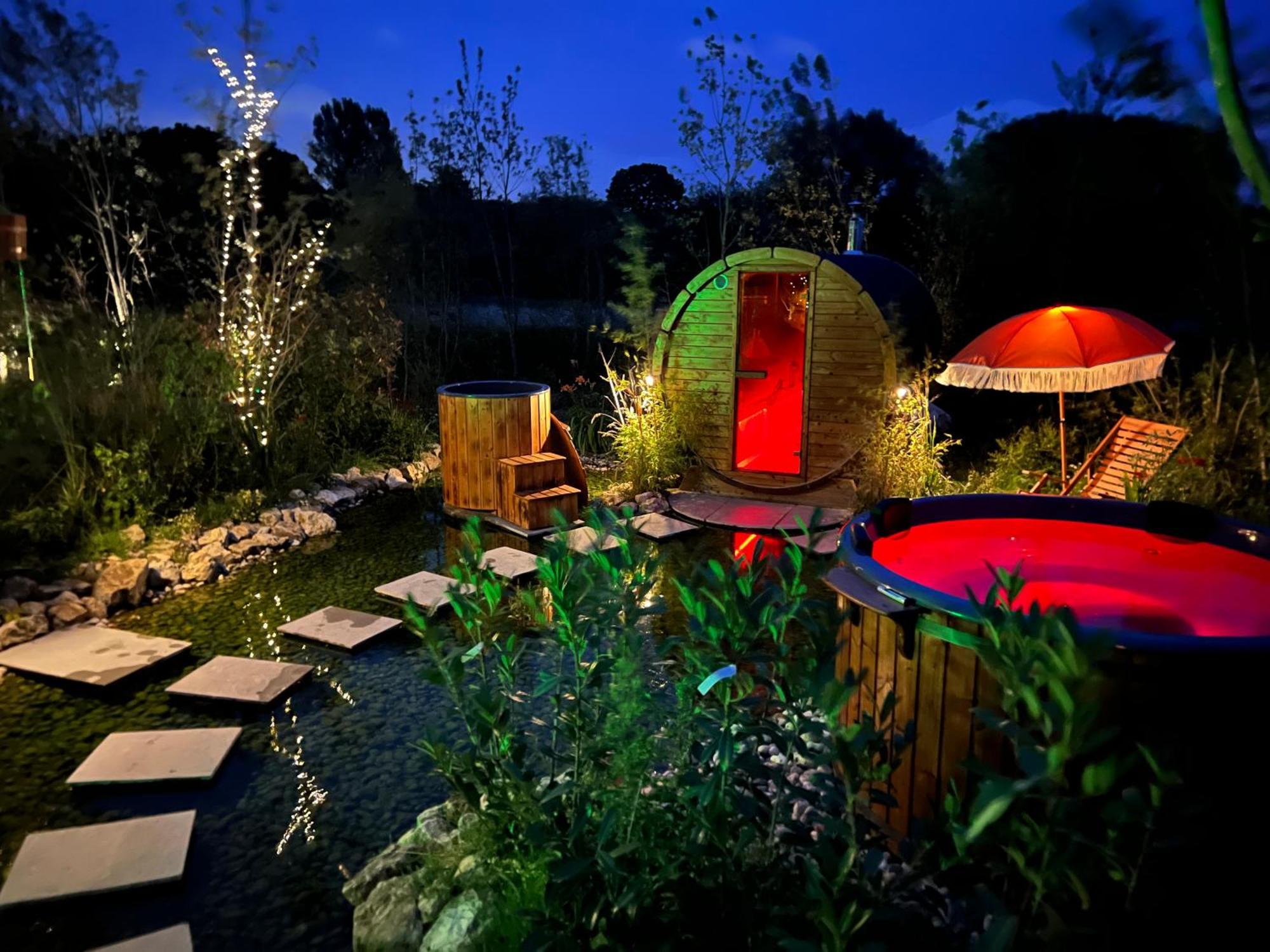 Dragonfly Glamping Spa Retreat Ashford  Buitenkant foto